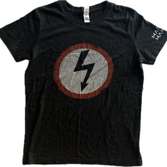 Tops - Marilyn Manson Shock Logo Shirt Rare Antichrist Superstar Logo Goth Size Small